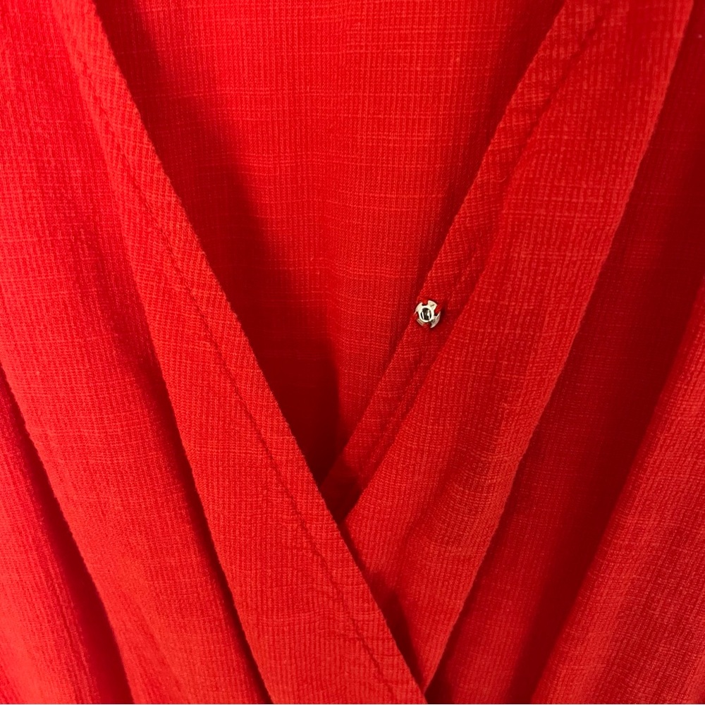 Universal Thread | Red Wrap Dress - Picture 4 of 6